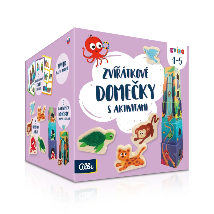 Kvído - Domčeky pre zvieratá s aktivitami